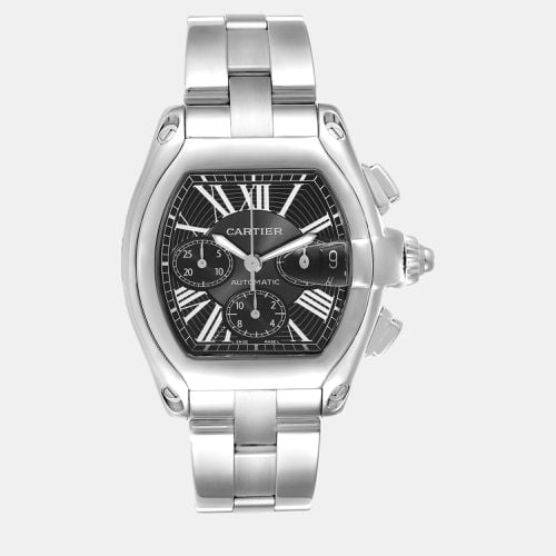 Roadster XL Chronograph Steel Men's Watch W62020X6 49 x 43 mm - Cartier - Modalova