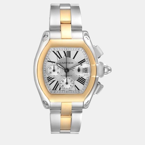 Roadster Chronograph Steel Yellow Gold Men's Watch W62027Z1 - Cartier - Modalova