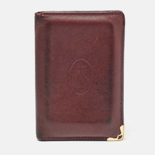 Leather Must De Bifold Card Holder - Cartier - Modalova