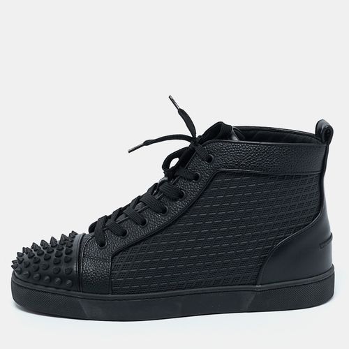 Leather Lou Spikes High Top Sneakers Size 42 - Christian Louboutin - Modalova