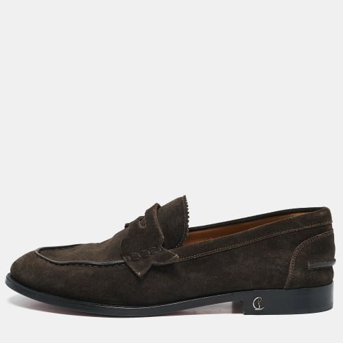 Suede Slip On Loafers Size 40 - Christian Louboutin - Modalova
