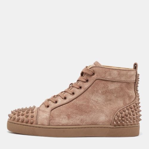 Suede Lou Spike High Top Sneakers Size 40.5 - Christian Louboutin - Modalova