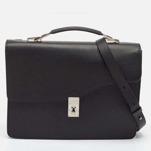 Dior Black Leather Elite Briefcase - Dior - Modalova