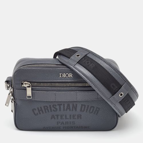 Dark Leather Atelier Safari Messenger Bag - Dior - Modalova