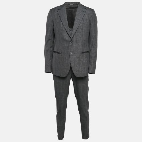 Plaid Wool Tailored 3 pc Suit Set L - Dolce & Gabbana - Modalova