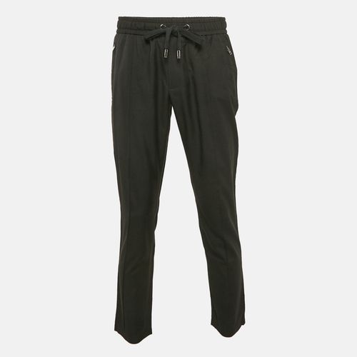 Wool Gabardine Trousers M - Dolce & Gabbana - Modalova