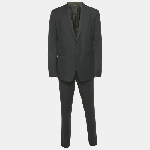 Gold Patterned Wool Regular Fit Blazer XL - Dolce & Gabbana - Modalova