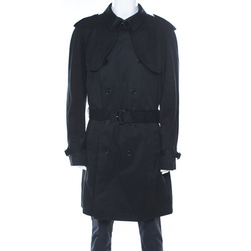 Cotton Double Breasted Belted Coat XXL - Dolce & Gabbana - Modalova