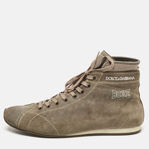 Suede High Top Sneakers Size 43.5 - Dolce & Gabbana - Modalova