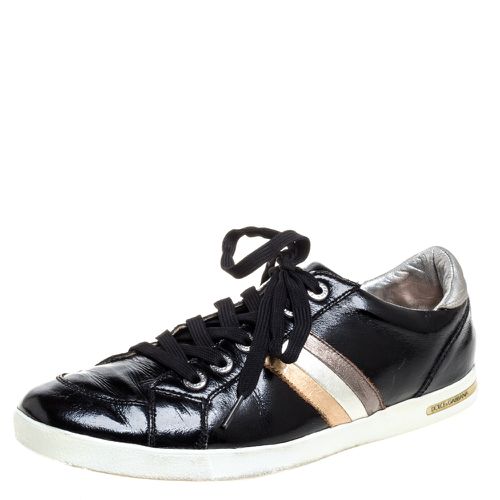 Patent Leather Low Top Sneakers Size 41 - Dolce & Gabbana - Modalova