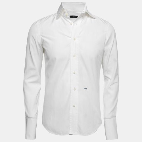 Cotton Button Front Shirt S - Dsquared2 - Modalova