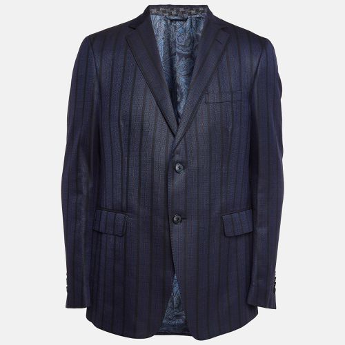 Striped Wool Blend Single Breasted Blazer XL - Etro - Modalova