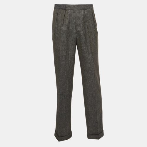 Patterned Wool Formal Trousers XL - Etro - Modalova