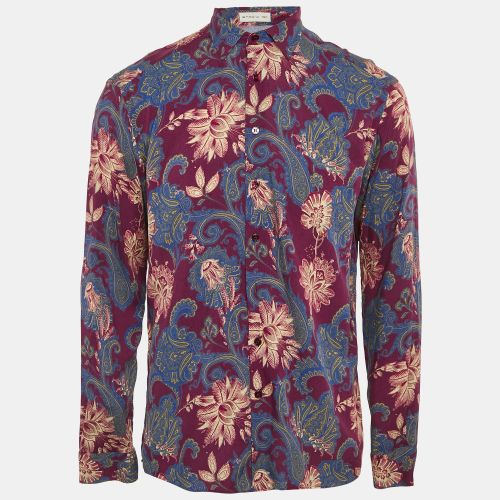 Printed Viscose Button Front Shirt L - Etro - Modalova