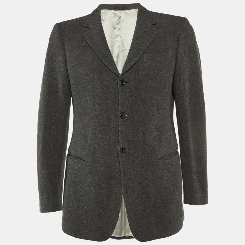 Wool & Cashmere Single Breasted Blazer L - Emporio Armani - Modalova