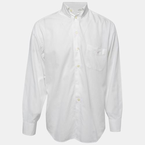 Cotton Button Down Full Sleeve Shirt M - Emporio Armani - Modalova