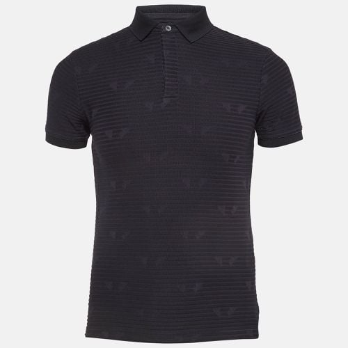 Patterned Jersey Polo T-Shirt S - Emporio Armani - Modalova