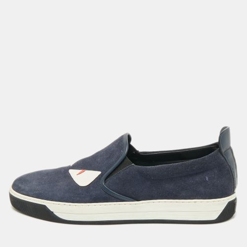 Suede Monster Eyes Slip On Sneakers Size 43 - Fendi - Modalova