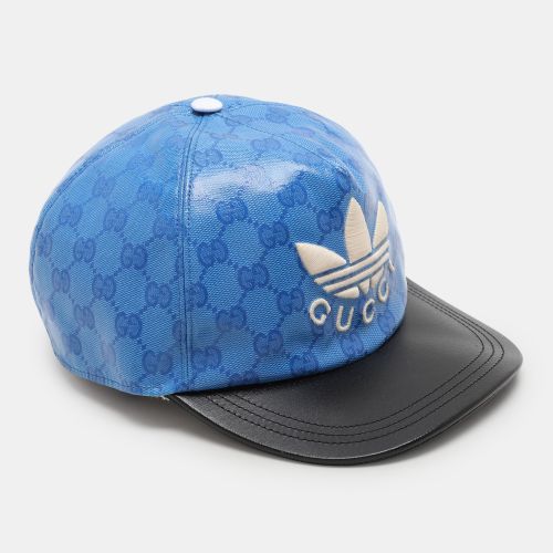 X Adidas GG Supreme Coated Canvas Baseball Cap - Gucci - Modalova