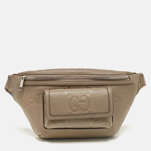 Khaki ssima Leather Jumbo GG Belt Bag - Gucci - Modalova