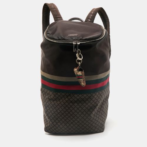 Diamante Nylon Web Backpack - Gucci - Modalova
