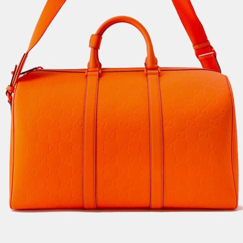 Bright GG Rubber Effect Medium Duffle Bag - Gucci - Modalova