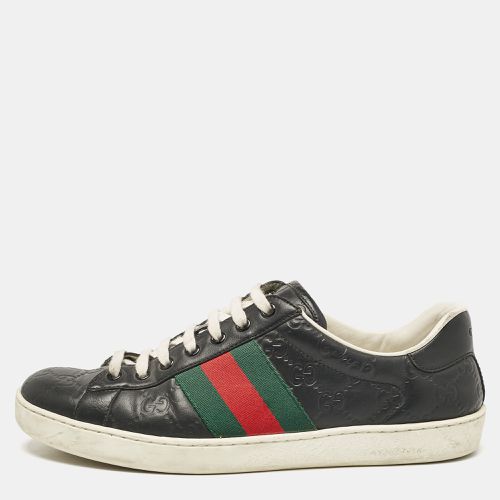 Ssima Leather Ace Sneakers Size 41.5 - Gucci - Modalova