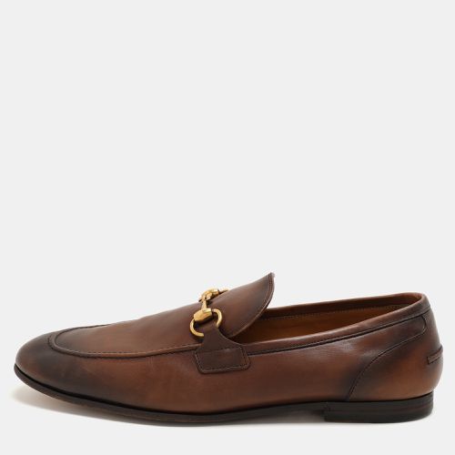 Leather GG Jordaan Loafers Size 43 - Gucci - Modalova