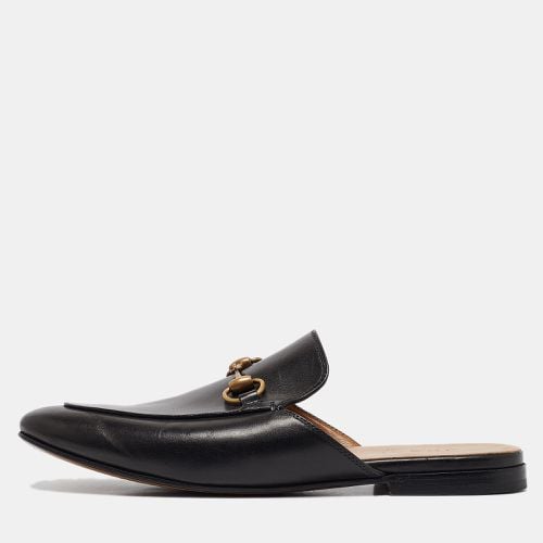 Leather Princetown Horsebit Flat Mules Size 40 - Gucci - Modalova