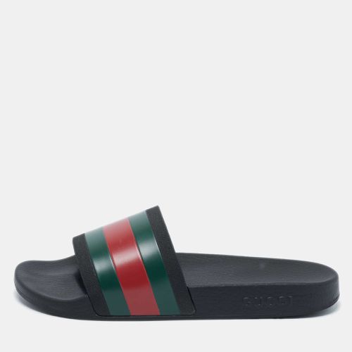 Rubber Pursuit Web Pool Slides Size 42 - Gucci - Modalova