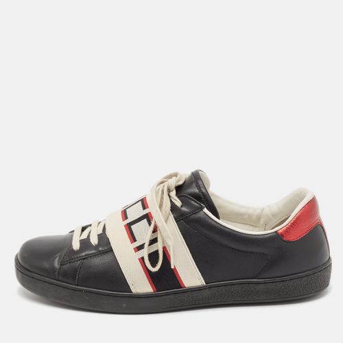 Leather Ace Lace Up Sneakers Size 42.5 - Gucci - Modalova