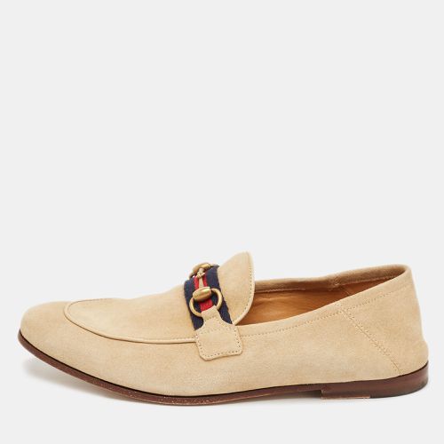 Suede Horsebit Foldable Loafers Size 41 - Gucci - Modalova