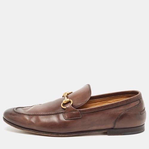 Leather Jordaan Loafers Size 41 - Gucci - Modalova