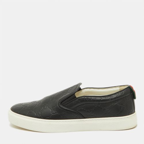 Ssima Leather Slip On Sneakers Size 41.5 - Gucci - Modalova