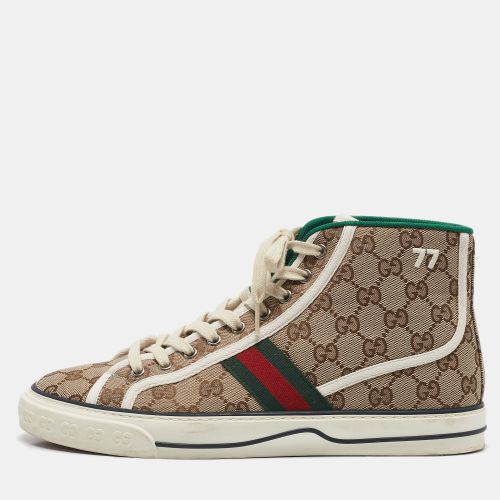 Ebony GG Canvas Tennis 1977 Sneakers Size 43 - Gucci - Modalova