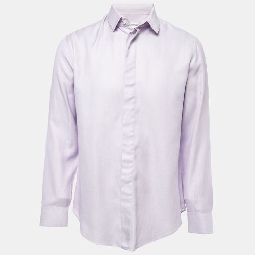 Cotton Button Front Shirt M - Giorgio Armani - Modalova