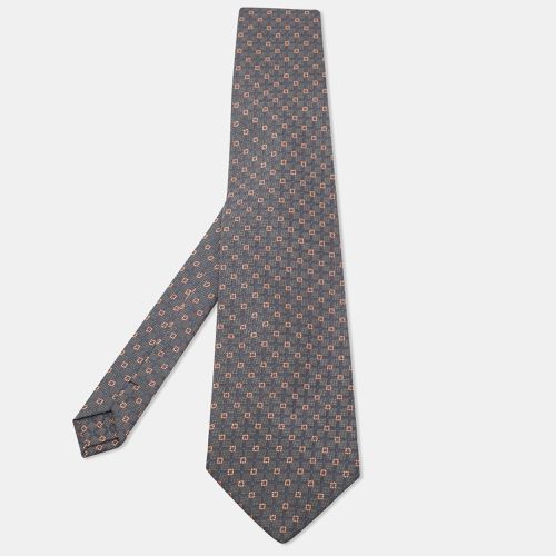 Cravatte Patterned Silk Traditional Tie - Giorgio Armani - Modalova