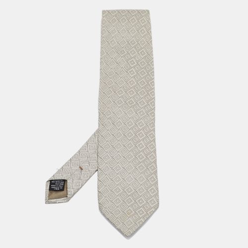 Jacquard Silk Traditional Tie - Giorgio Armani - Modalova