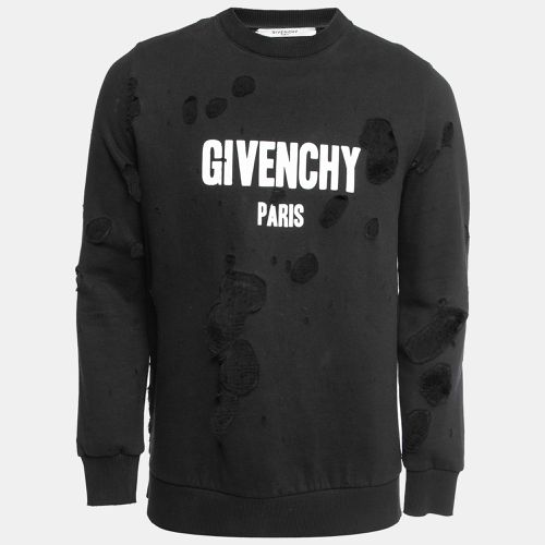 Destroyed Effect Cotton Sweatshirt XS - Givenchy - Modalova