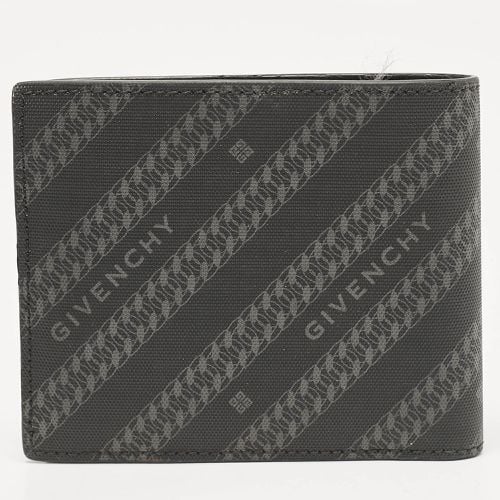 Nylon Diagonal Logo Bifold Wallet - Givenchy - Modalova