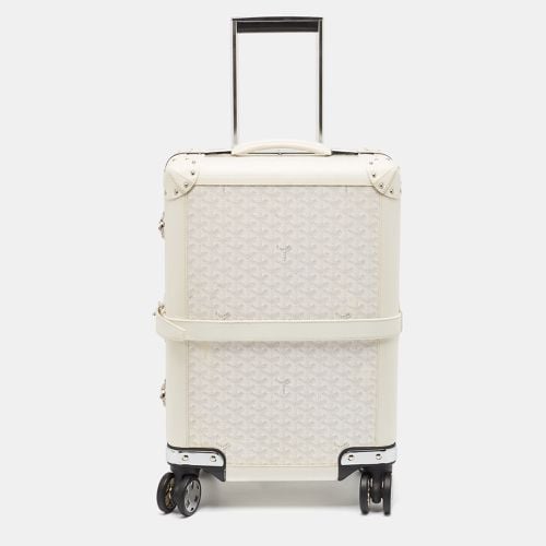 Ine Coated Canvas and Leather Bourget PM Trolley Case - Goyard - Modalova