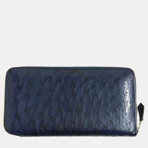 Azap Long Ostrich Leather Wallet - Hermes - Modalova