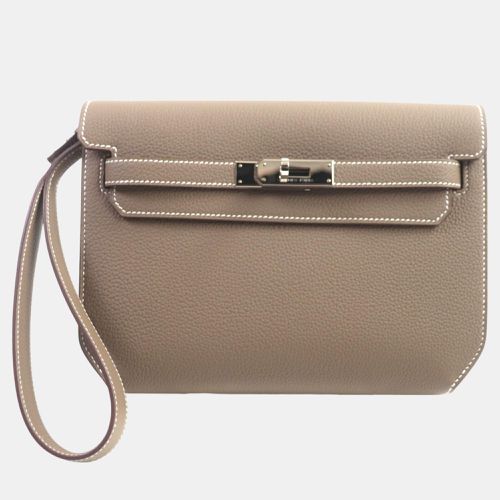 Leather Kelly Depeche 25 Togo Clutch Bag - Hermes - Modalova