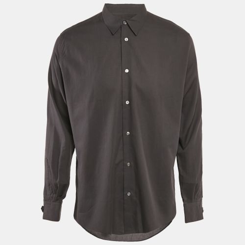 Cotton Button Front Shirt XXL - Hermes - Modalova