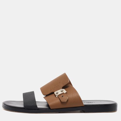 Hermès /Brown Leather Ionie Sandals Size 44 - Hermes - Modalova