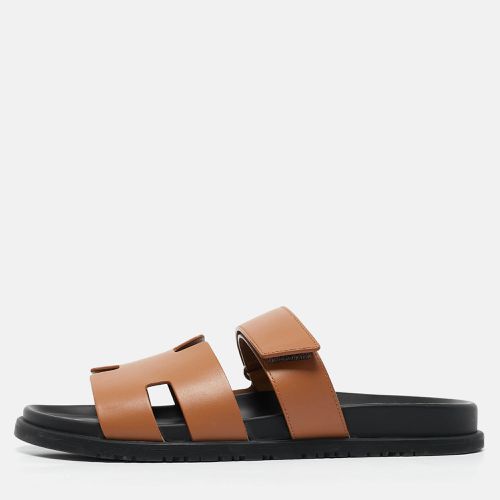 Leather Chypre Sandals Size 45.5 - Hermes - Modalova