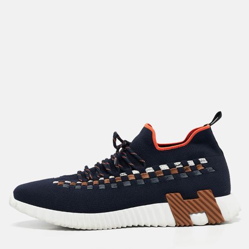 Knit Fabric Flex Lace Up Sneakers Size 45 - Hermes - Modalova