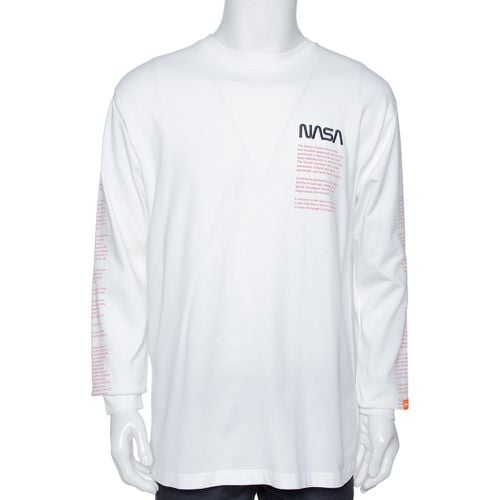 Nasa Facts Print Cotton Jumper S - Heron Preston - Modalova