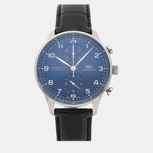 Stainless Steel Portugieser IW3716-01 Automatic Men's Wristwatch 41 mm - IWC - Modalova