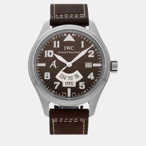 Stainless Steel Pilot's IW3261-04 Automatic Men's Wristwatch 44 mm - IWC - Modalova